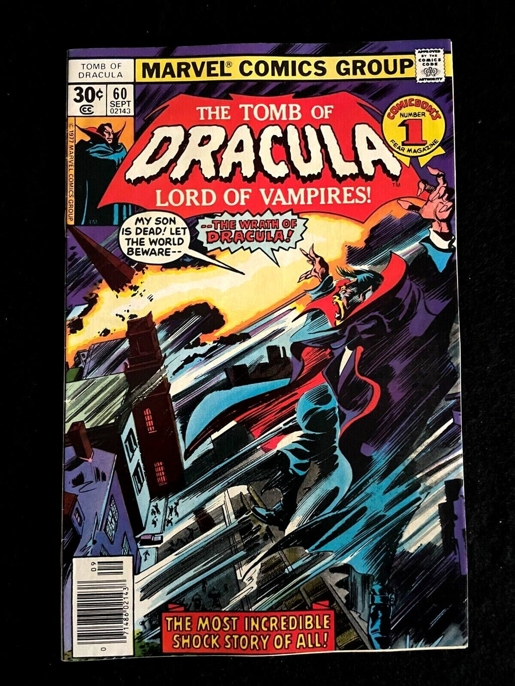 Tomb of Dracula #60 1977 - Marvel Horror Comics