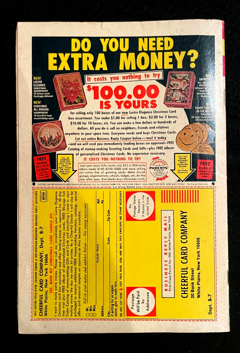 Funky Phantom - Mark Jeweler's Ad inside cover #3 (1972) Gold Key Comics