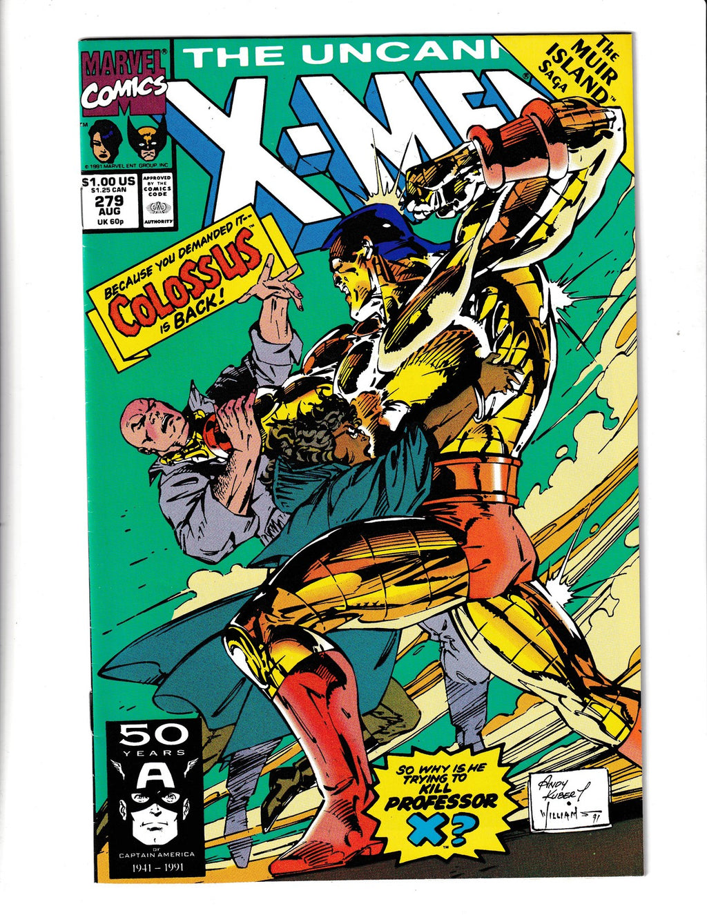 Uncanny X-Men #279 (1991) Marvel Comics SKU:2454
