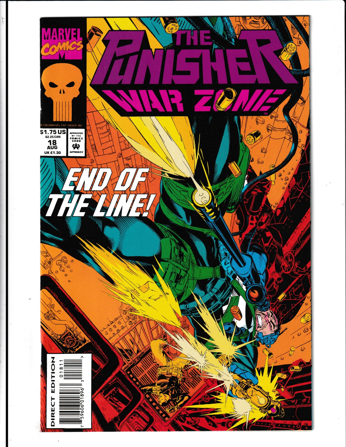 Punisher War Zone #18 (1993) High Grade Marvel Comics