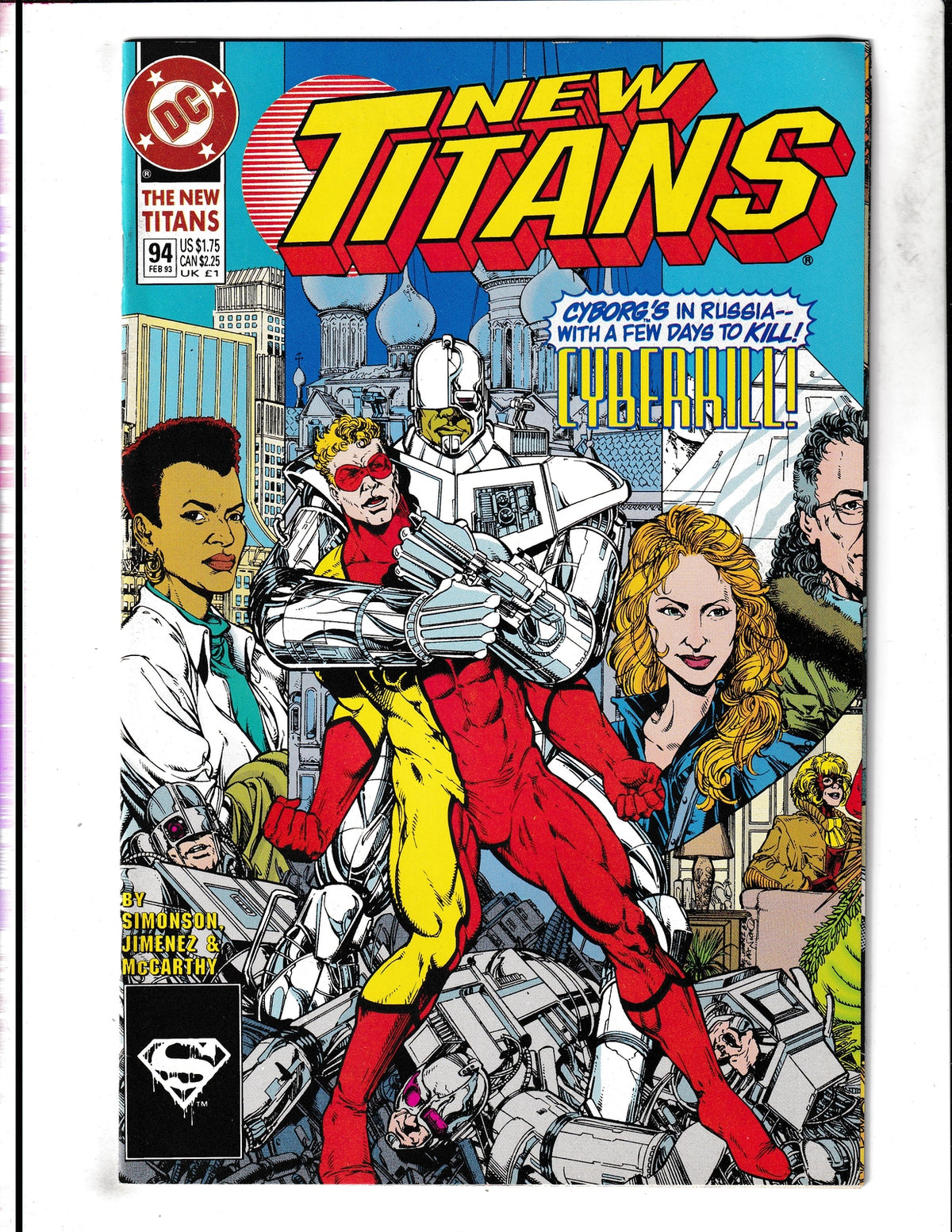 New Titans #94 (1993) 1st App Constantine Kovar DC Comics