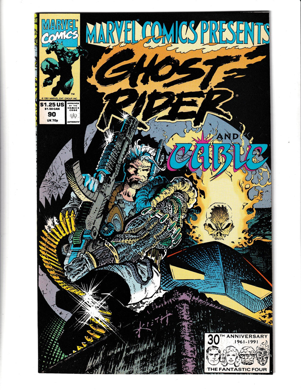 Marvel Comics Presents #90 (1991) Ghost Rider & Cable Marvel Comics SKU:2303