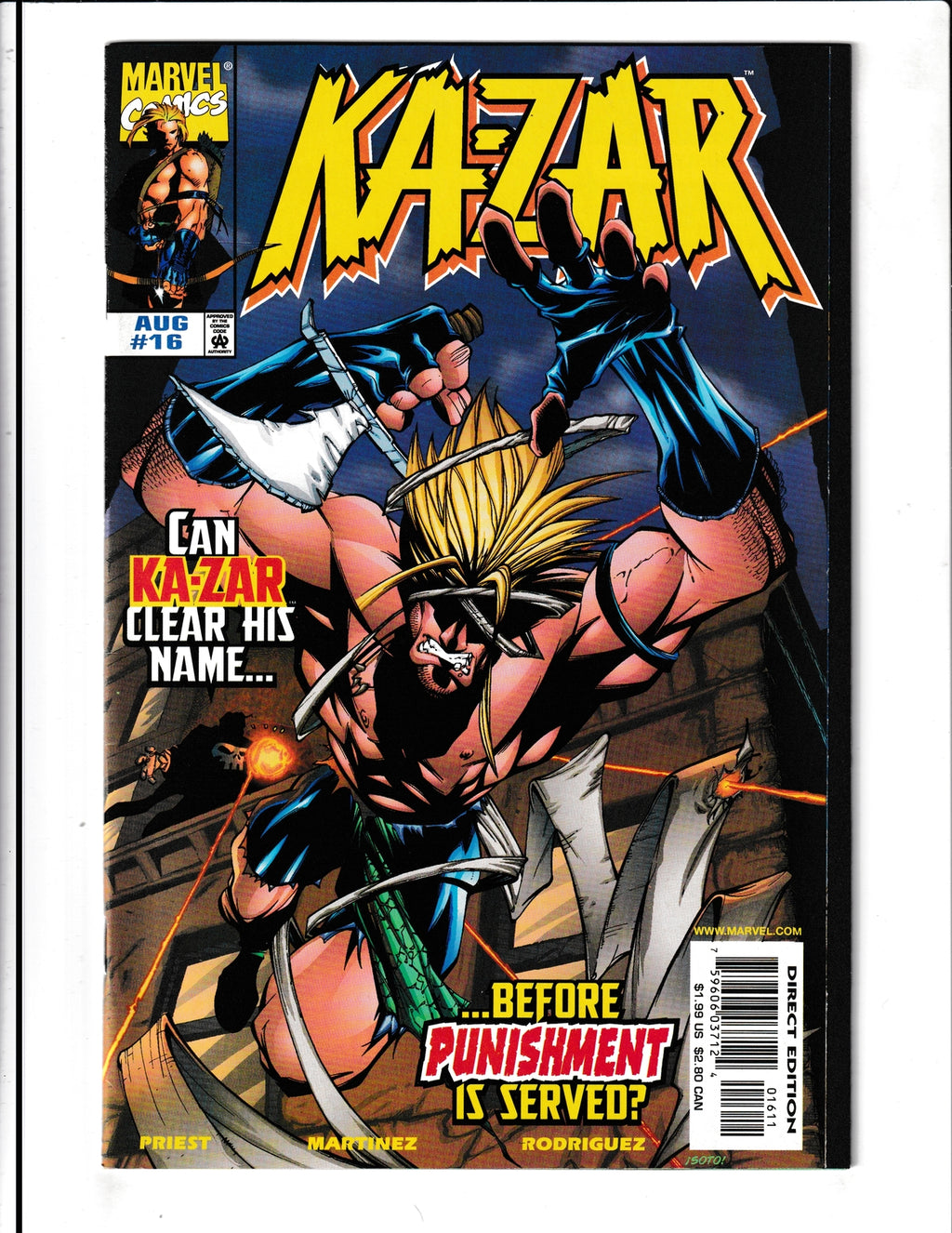 Ka-Zar #16 (1998) Marvel Comics