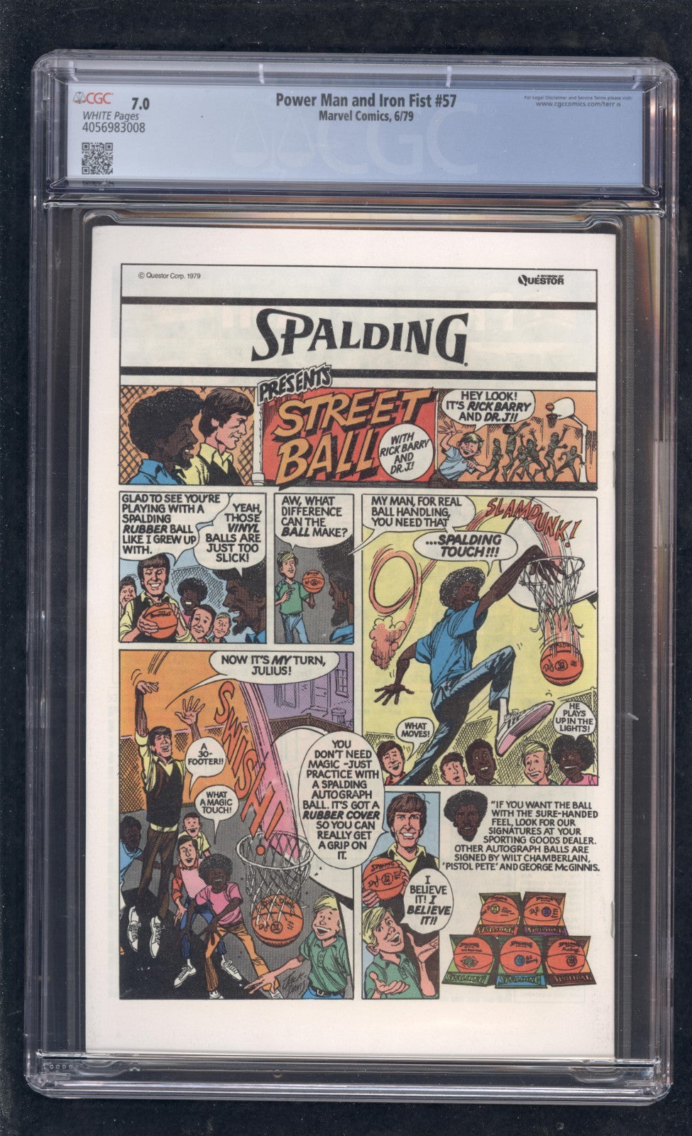 Powerman & Iron Fist #57 CGC 7.0 (1979) Graded Marvel Comics