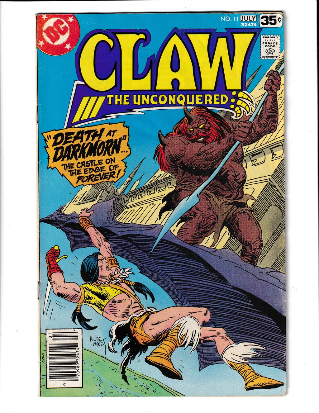 Claw the Unconquered #11 (1978) DC Comics