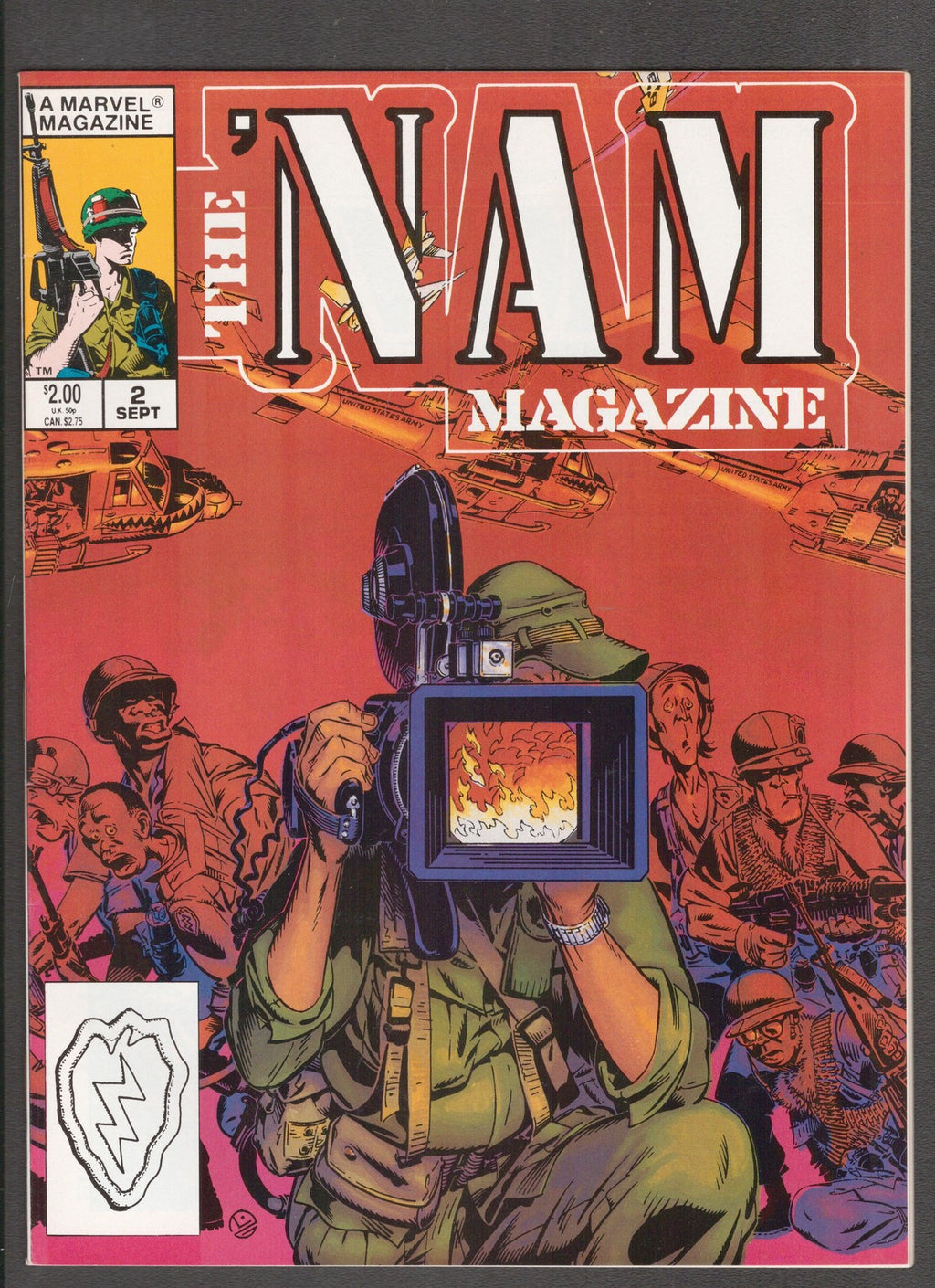 Nam Magazine #1 (1988) Tom De Falco Marvel Comics