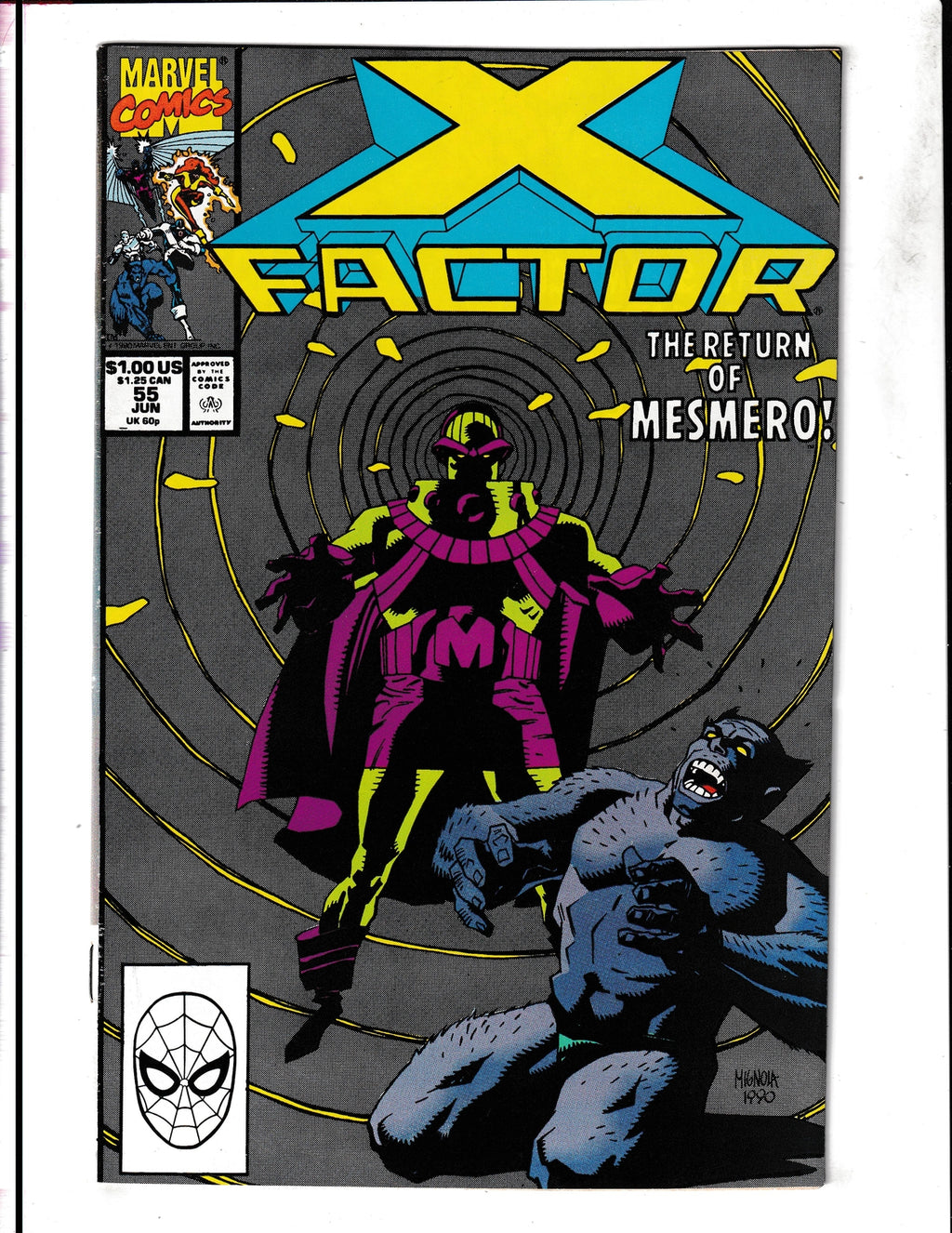 X-Factor #55 (1990) Higher Grade Marvel Comics