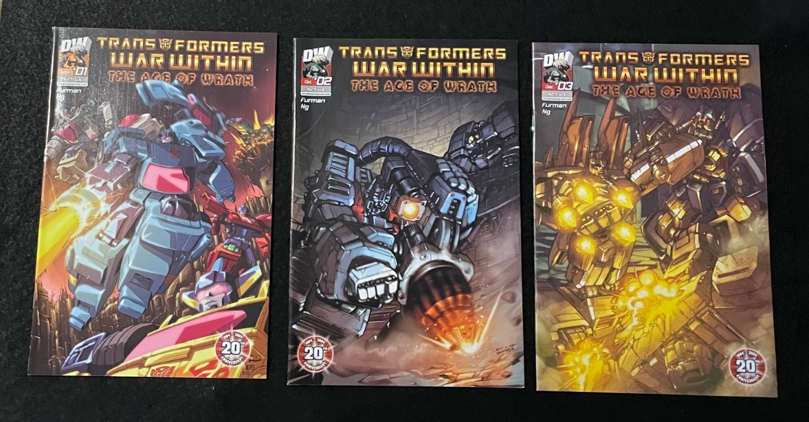 Transformers: War Within - Age of Wraith - Set of 3  #1-3 (2004) Dreamwave
