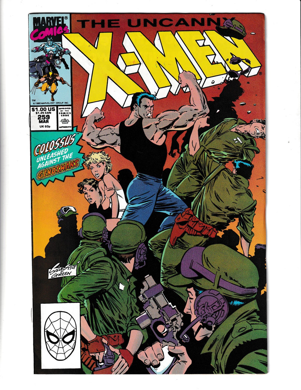 Uncanny X-Men #259 (1990) Marvel Comics SKU:2456