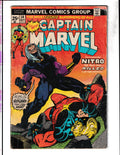 Captain Marvel #34 (1974) 1st Appearance of Nitro Marvel Comics