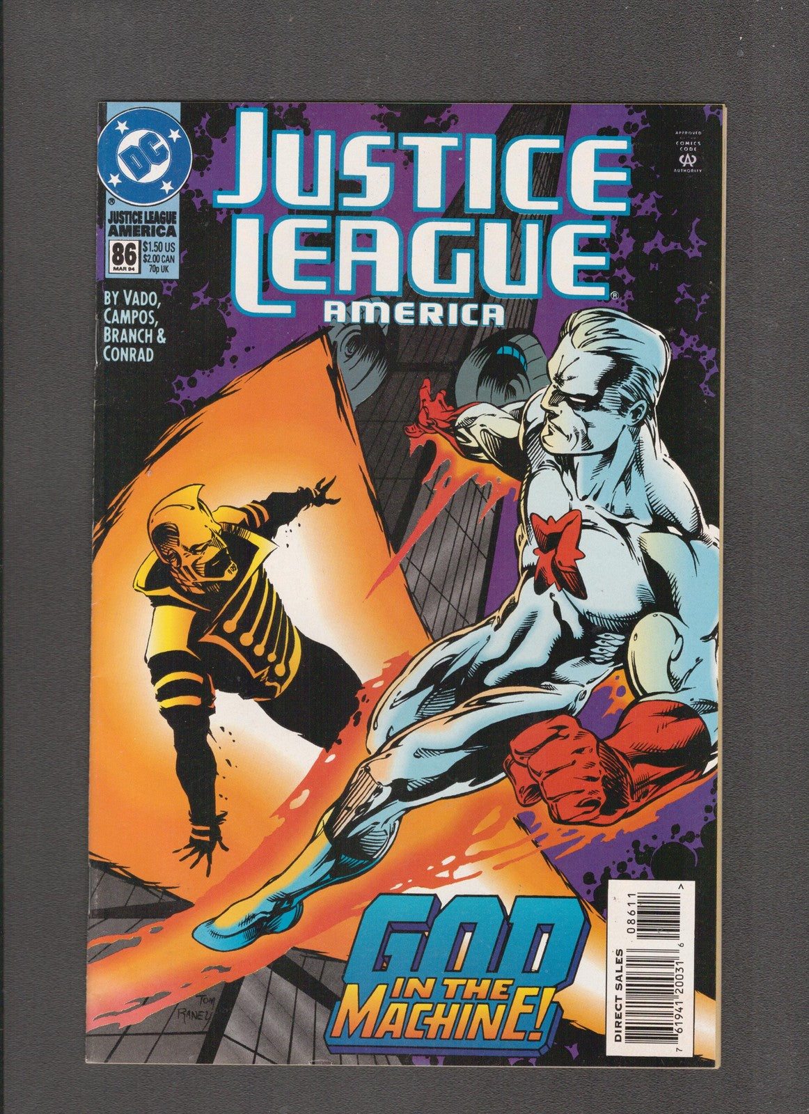 Justice League America #86 (1994) Tom Raney DC Comics