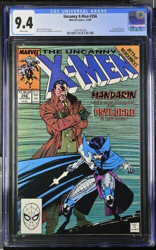 Uncanny X-Men #256 CGC 9.4 (1989) 1st New Psylocke ~ Graded Marvel Comics