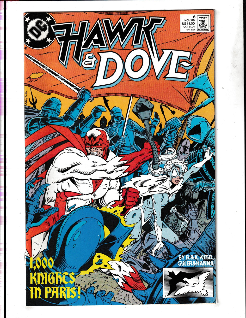 Hawk and Dove #6 (1989) DC Comics