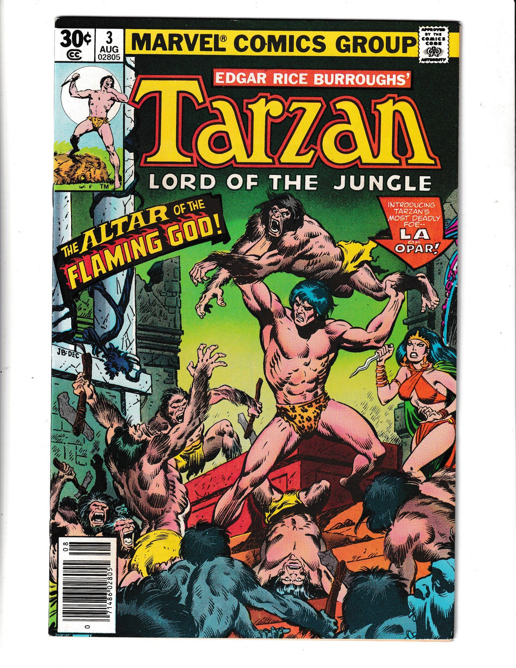 Tarzan #3 (1977) Marvel Comics SKU:2994