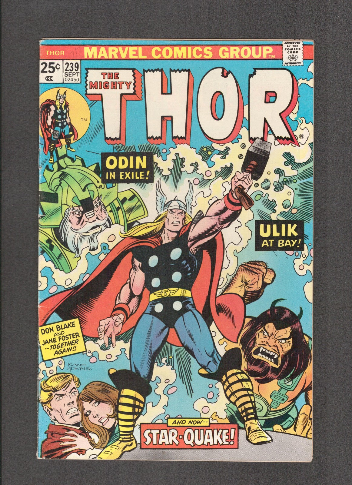 Thor #239 (1975) Dan Adkins, Sal Buscema, Gil Kane Marvel Comics