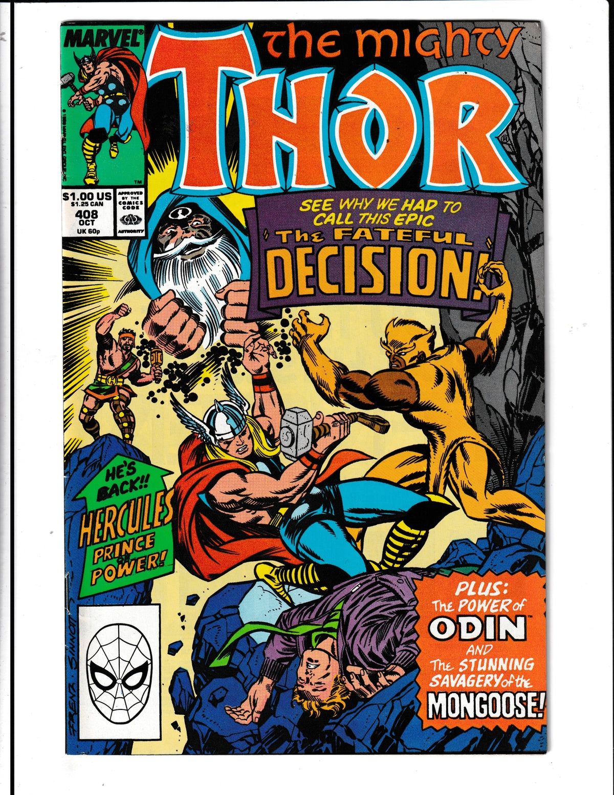 Thor #408 (1989) Marvel Comics