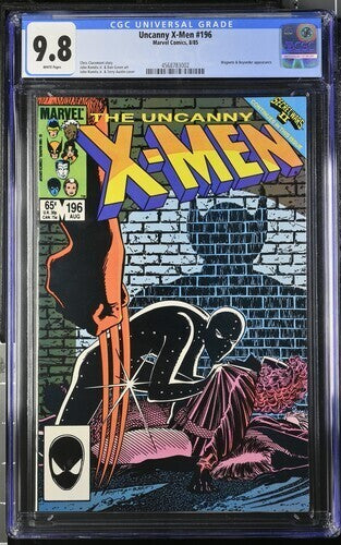 Uncanny X-Men #196 CGC 9.8 (1985) Magneto & Beyonder ~ Graded Marvel Comics