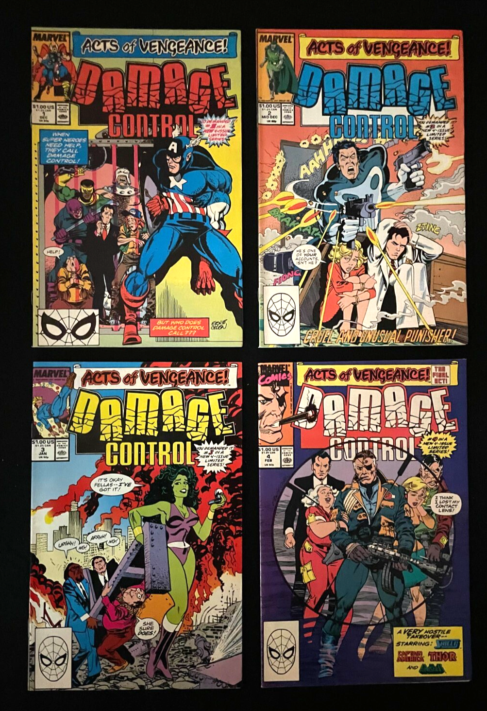 Damage Control - Complete Set of 4 #1-4 (1989-90) DC