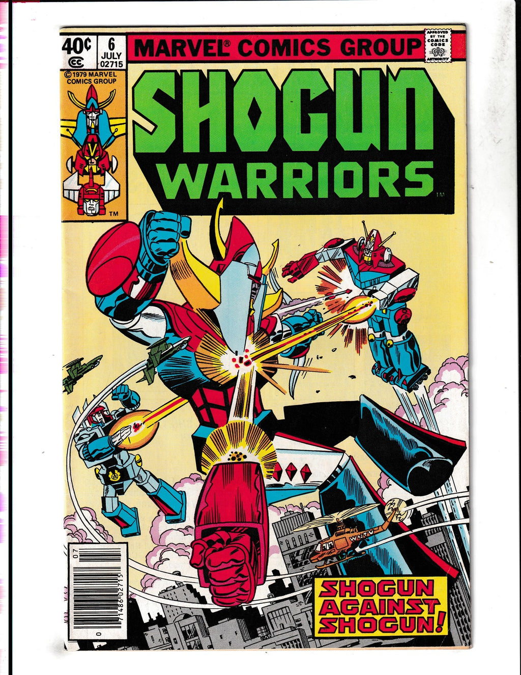 Shogun Warriors #6 (1979) Newsstand Marvel Comics