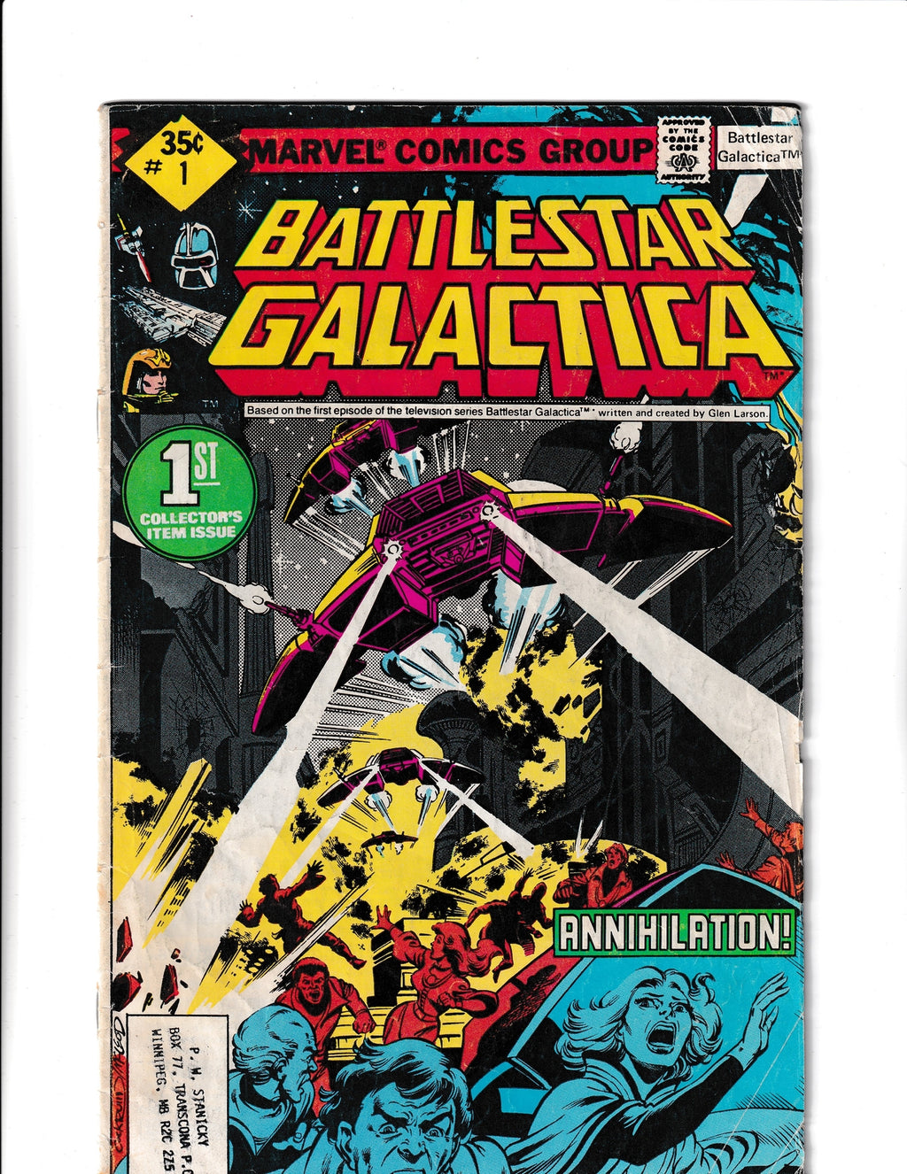 Battlestar Galactica #1 (1979) Marvel Comics SKU:083