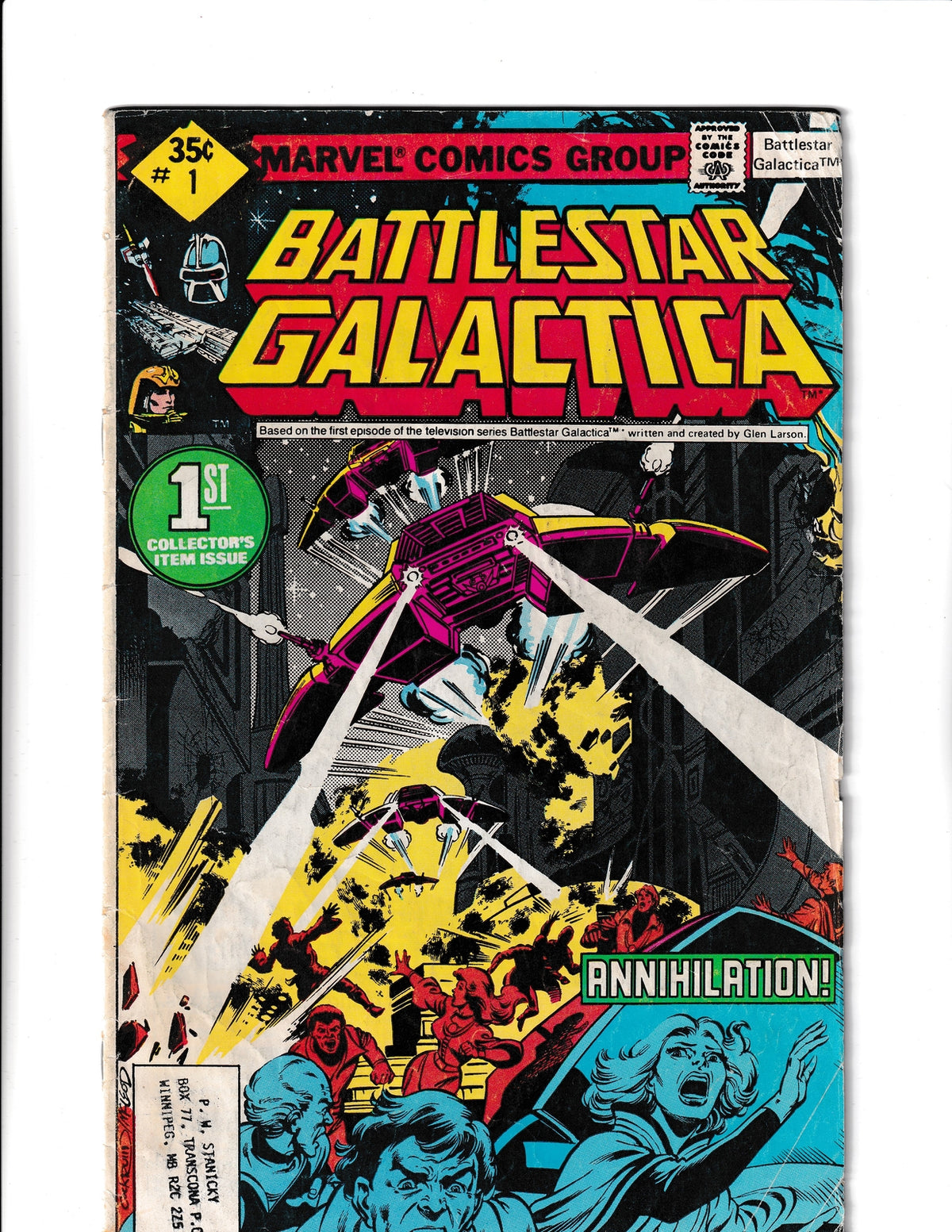 Battlestar Galactica #1 (1979) Marvel Comics SKU:083