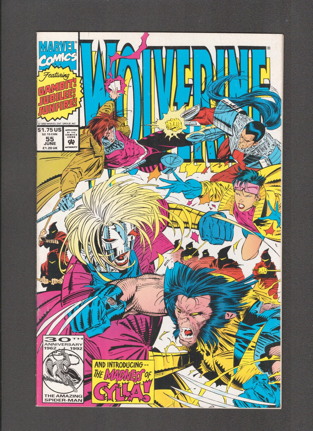 Wolverine #55 (1992) Larry Hama, Marc Silvestri Marvel Comics