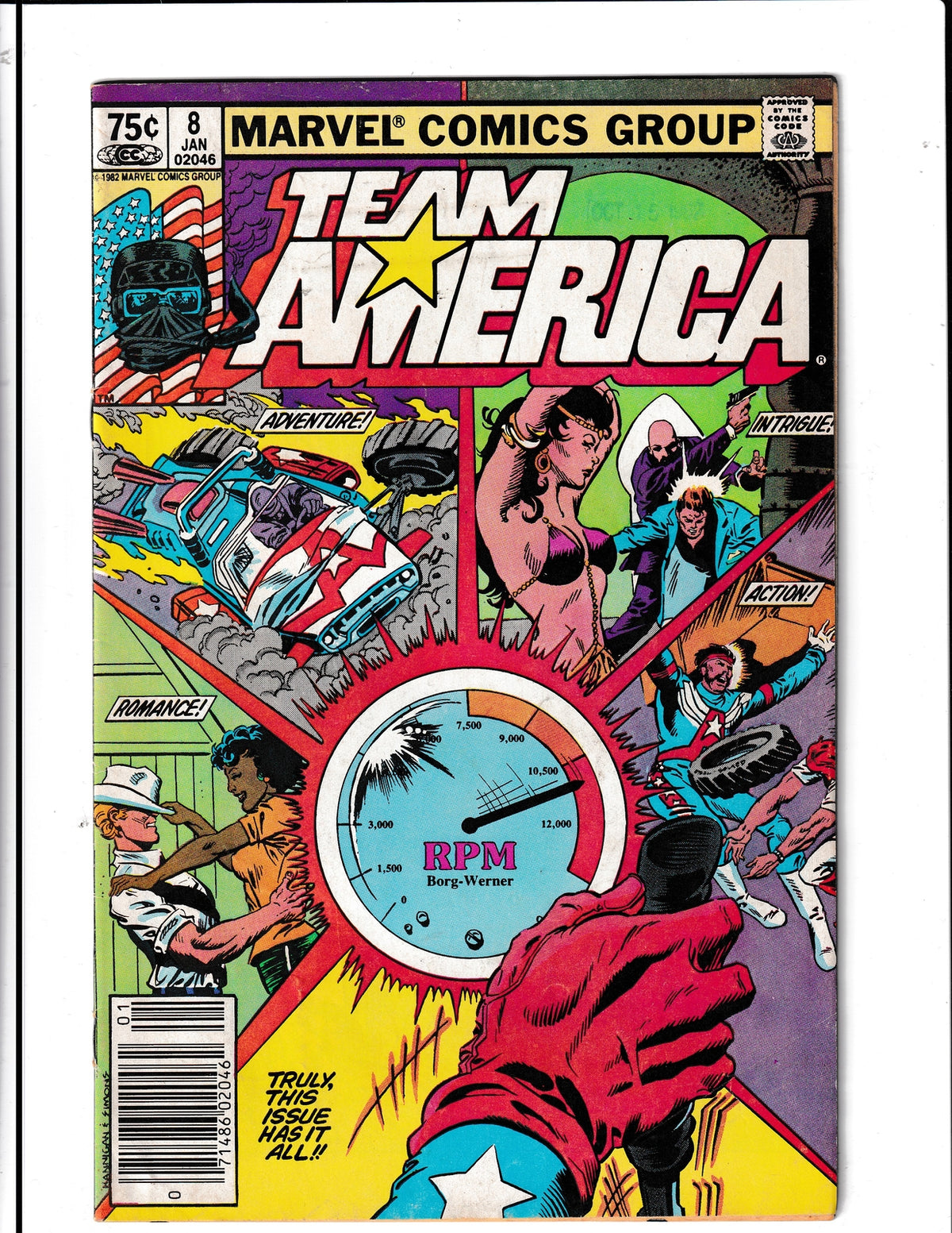 Team America #8 (1982) Marvel Comics