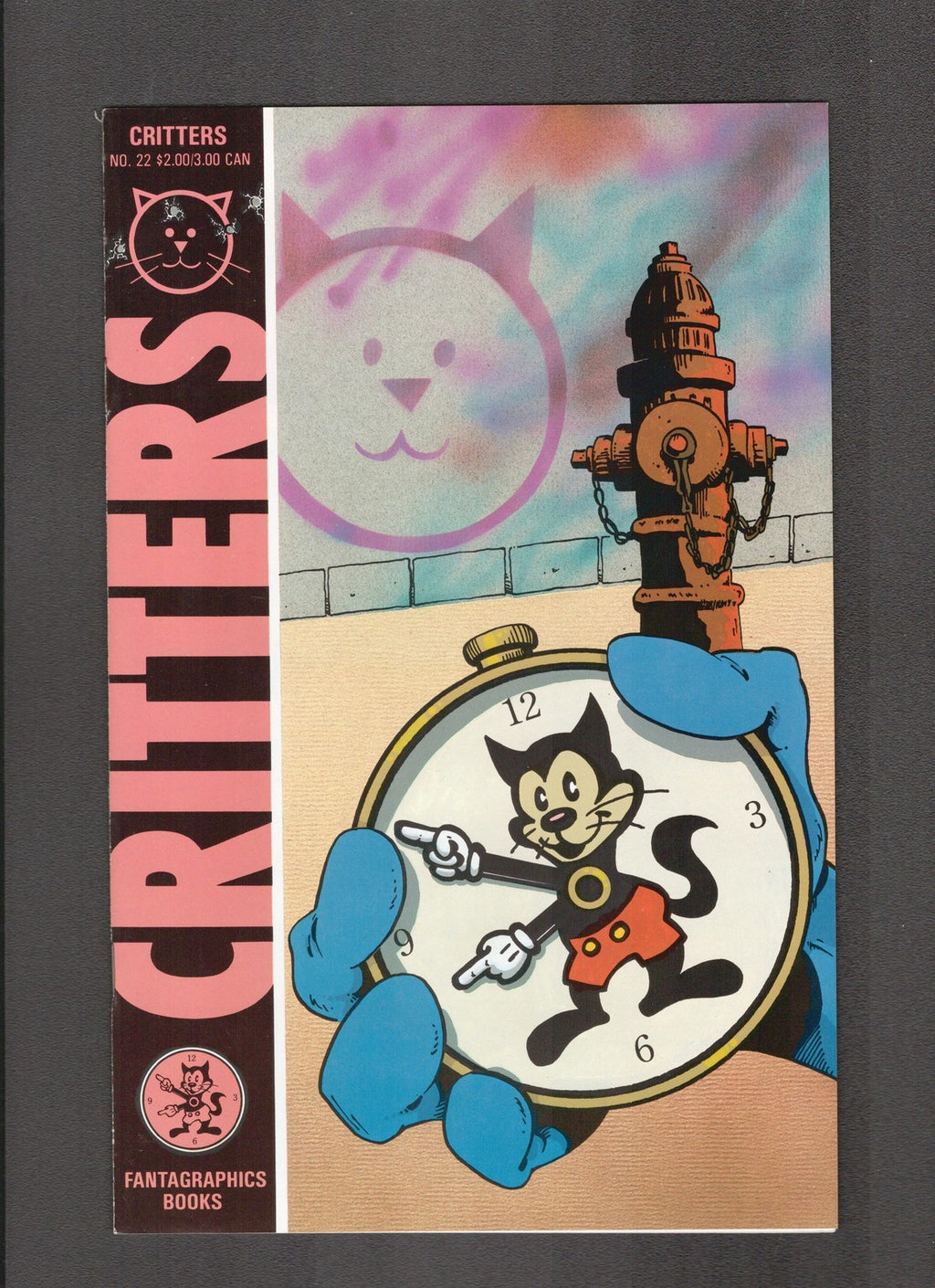 Critters #22b (1988) Watchmen Variant Cover Fantagraphics Comics