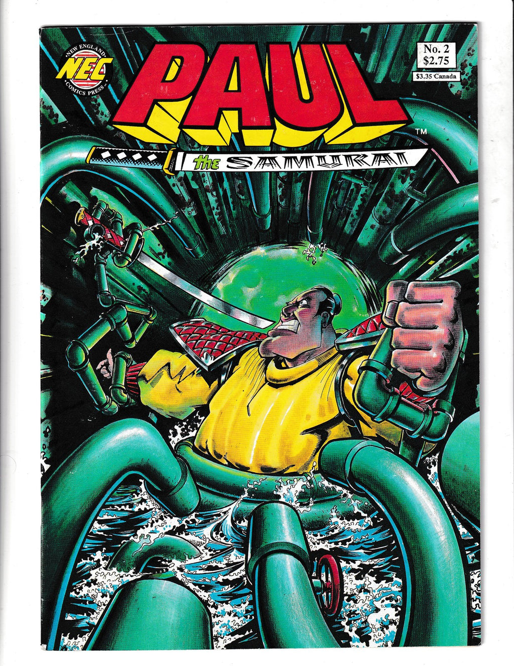 Paul the Samurai #2 (1991) New England Comics