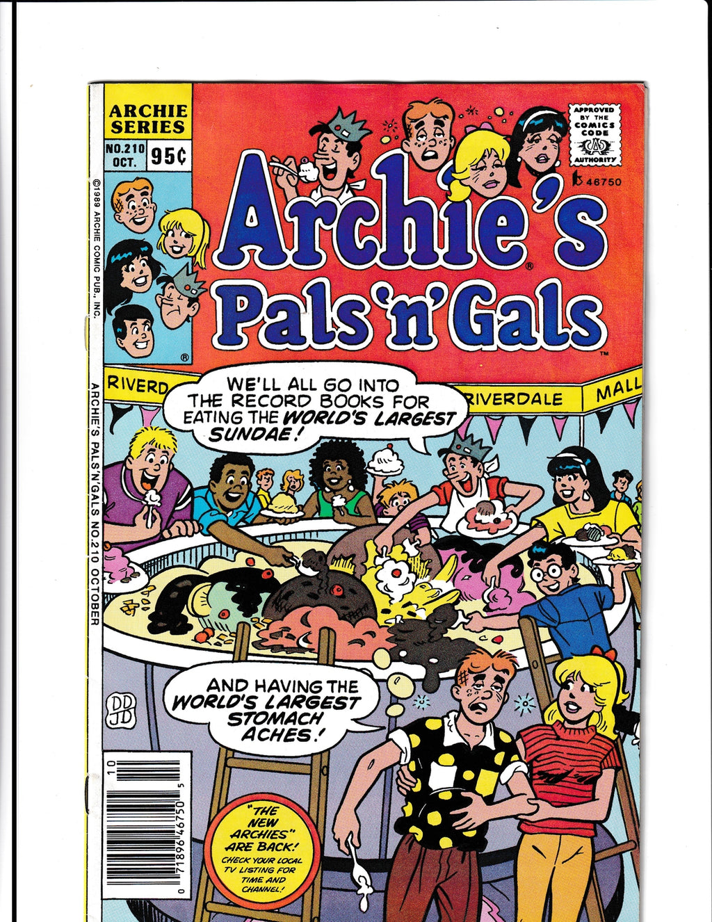 Archie's Pals 'n' Gals #210 (1989) Archie Comics SKU:107