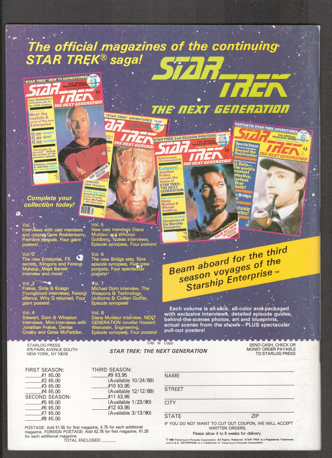 Starlog #153 (1990) Quantum Leap Starlog Comics