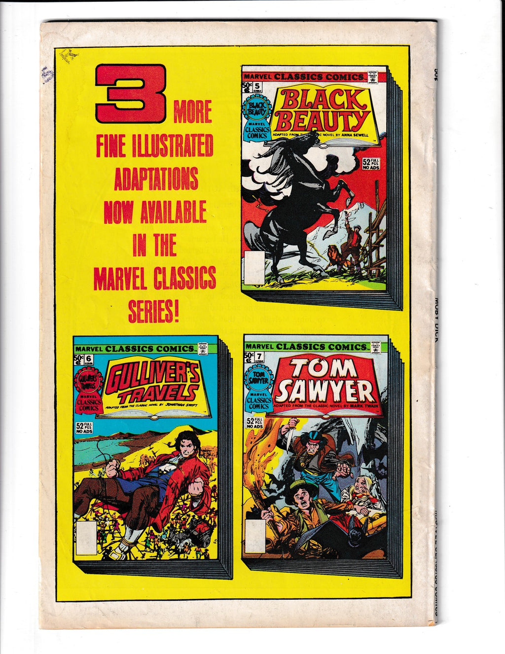 Marvel Classics Comics #8 (1976) Moby Dick Marvel Comics