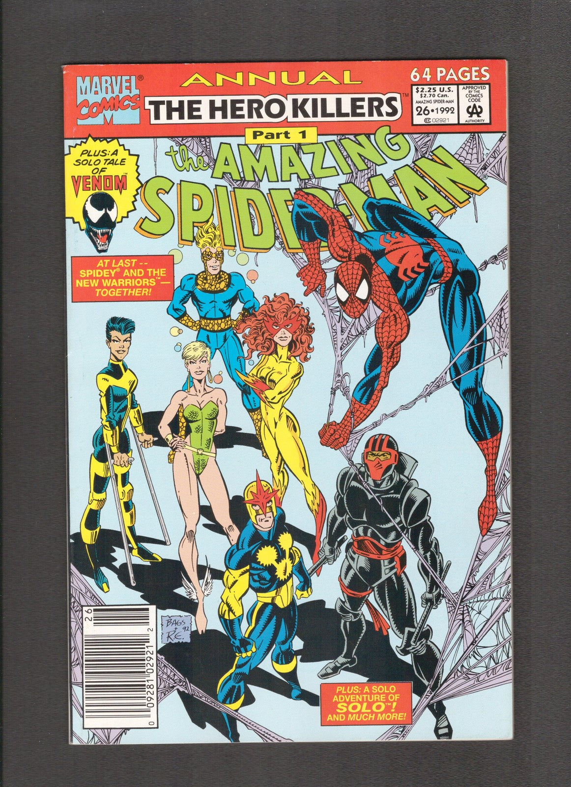 Amazing Spider-Man Annual #26 (1992) Mark Bagley Marvel Comics