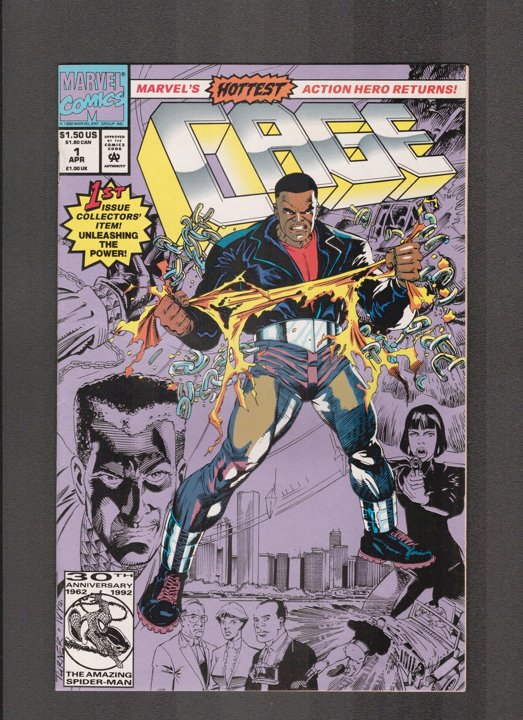 Cage #1 (1992) 1st App of Bushmaster Marvel Comics