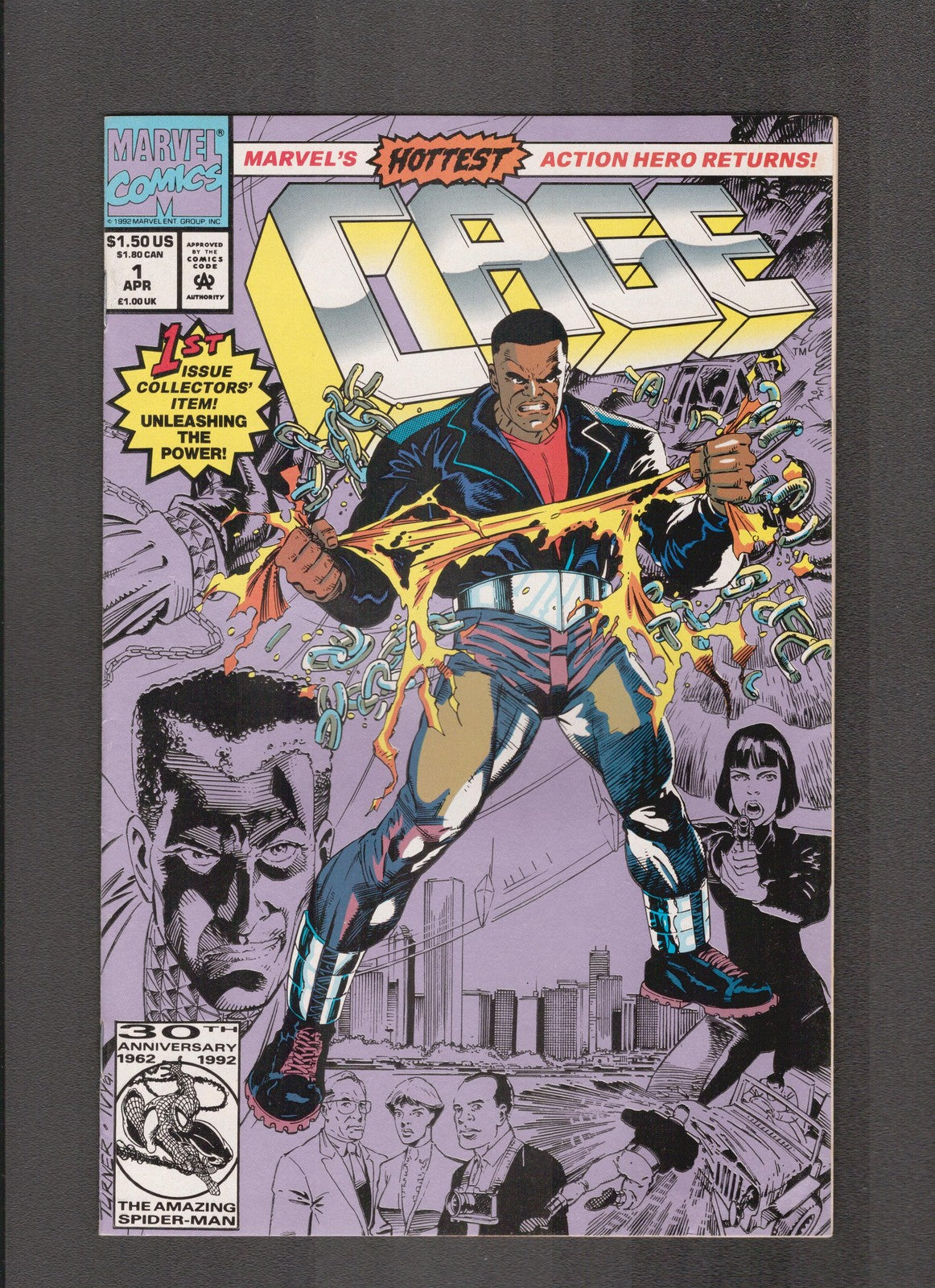 Cage #1 (1992) 1st App of Bushmaster Marvel Comics