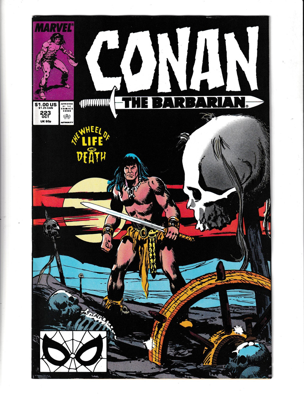 Conan the Barbarian #223 (1989) Dan Atkins Marvel Comics