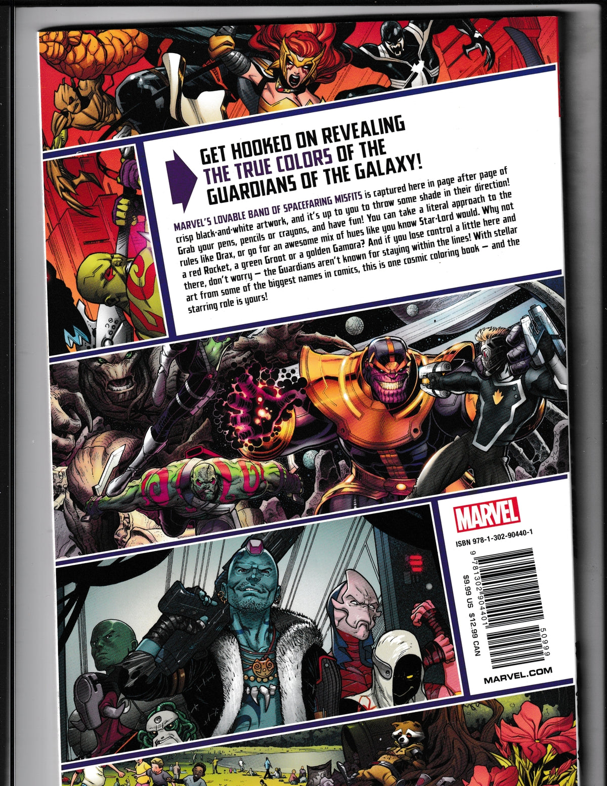 Color Your Own Guardians of the Galaxy #1 (2017) Marvel Comics