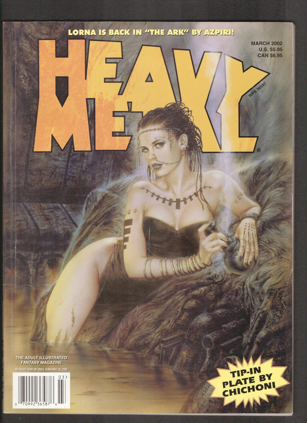 Heavy Metal #March (2002) Tip-In Plate by Chichoni Magazine Comics