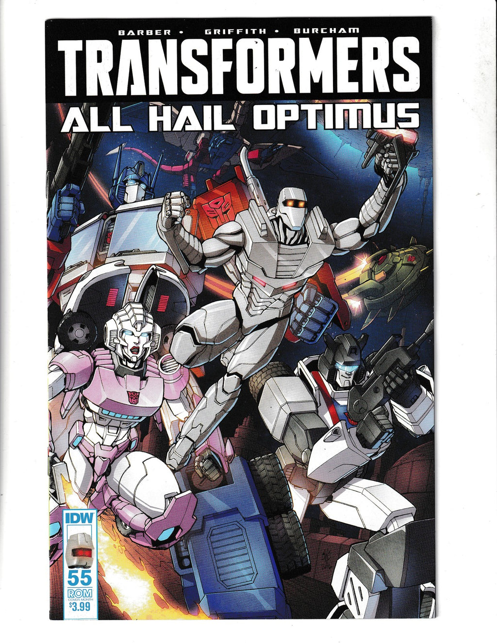 Transformers #55 (2016) Casey Coller ROM Sub Cover IDW Comics