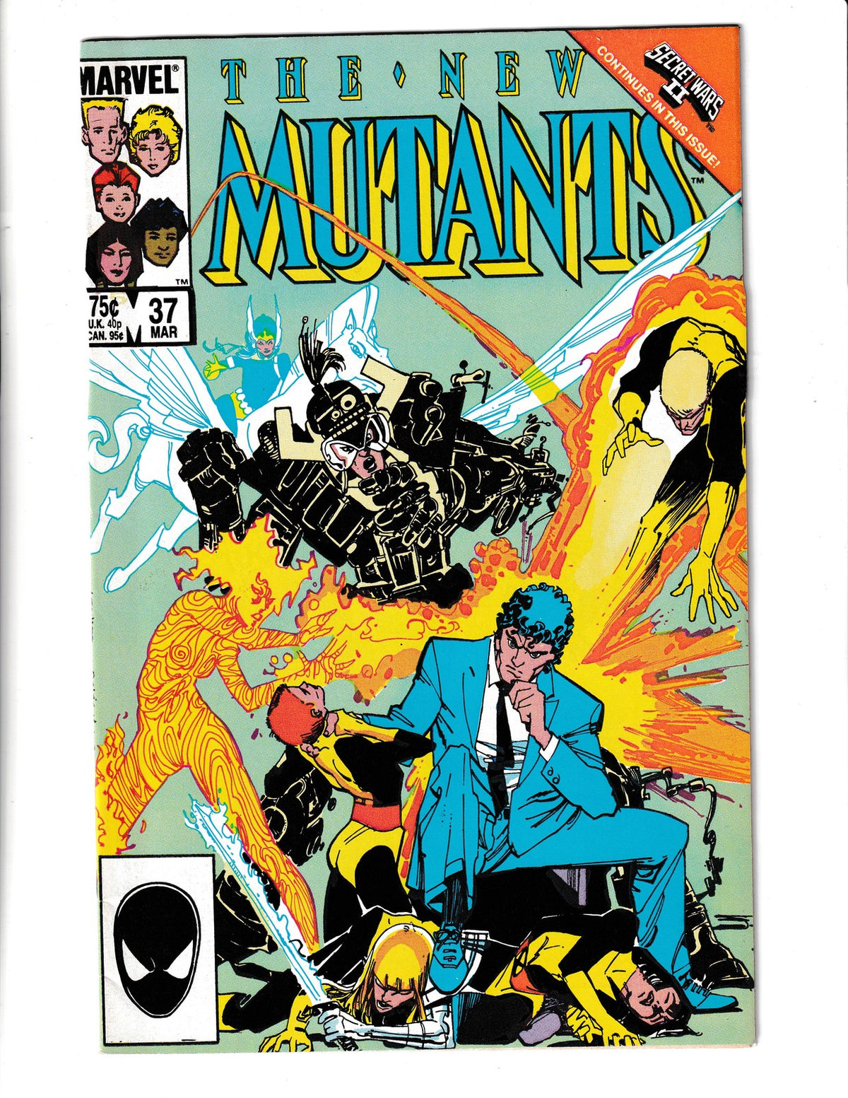 New Mutants #37 (1986) Marvel Comics SKU:2334
