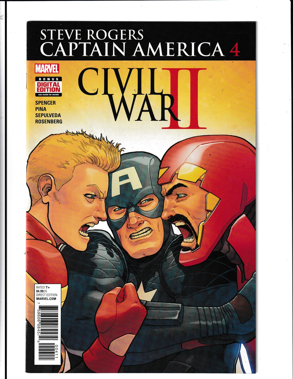 Captain America: Steve Rogers #4 (2016) High Grade Marvel Comics