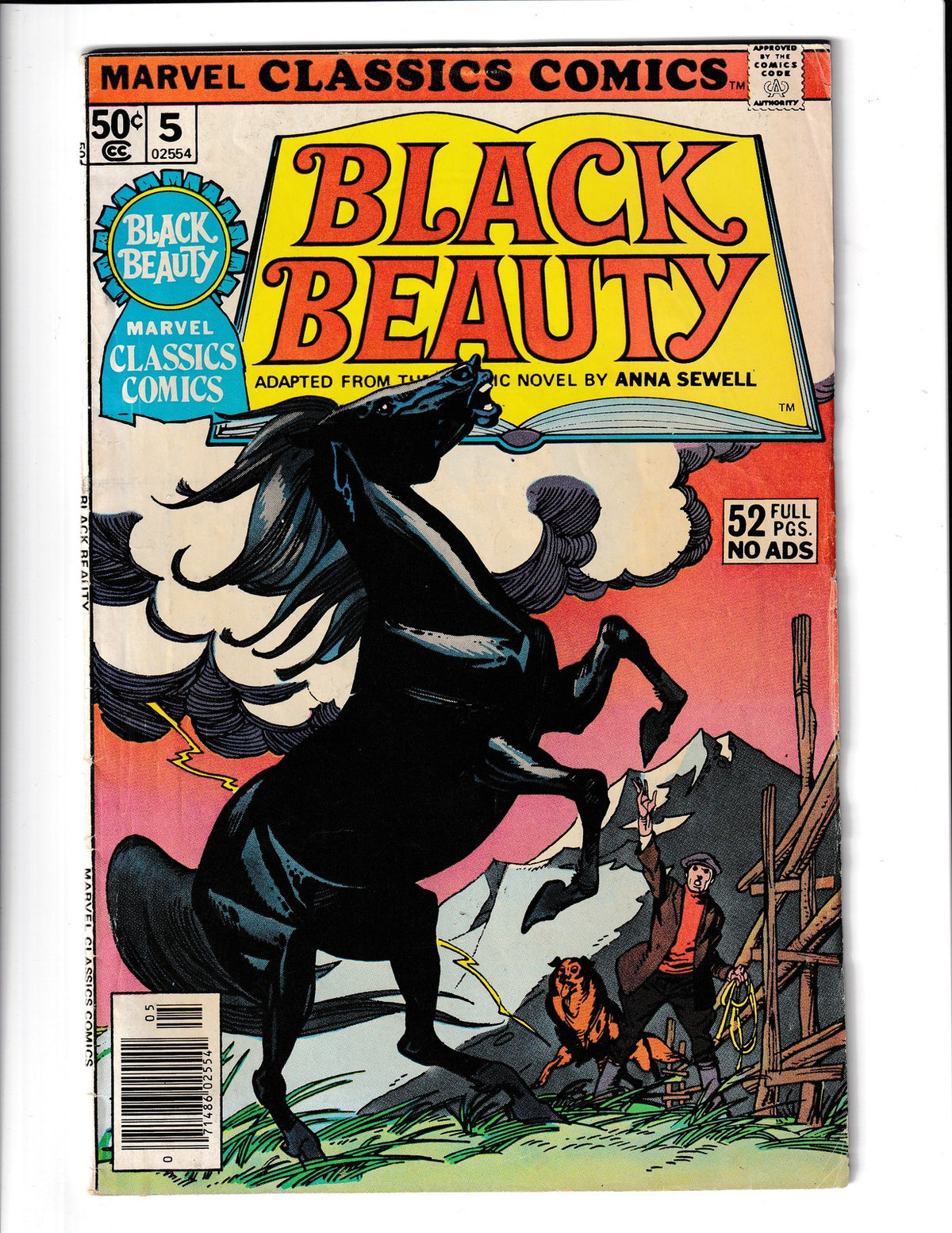Marvel Classics Comics #5 (1976) Black Beauty Marvel Comics