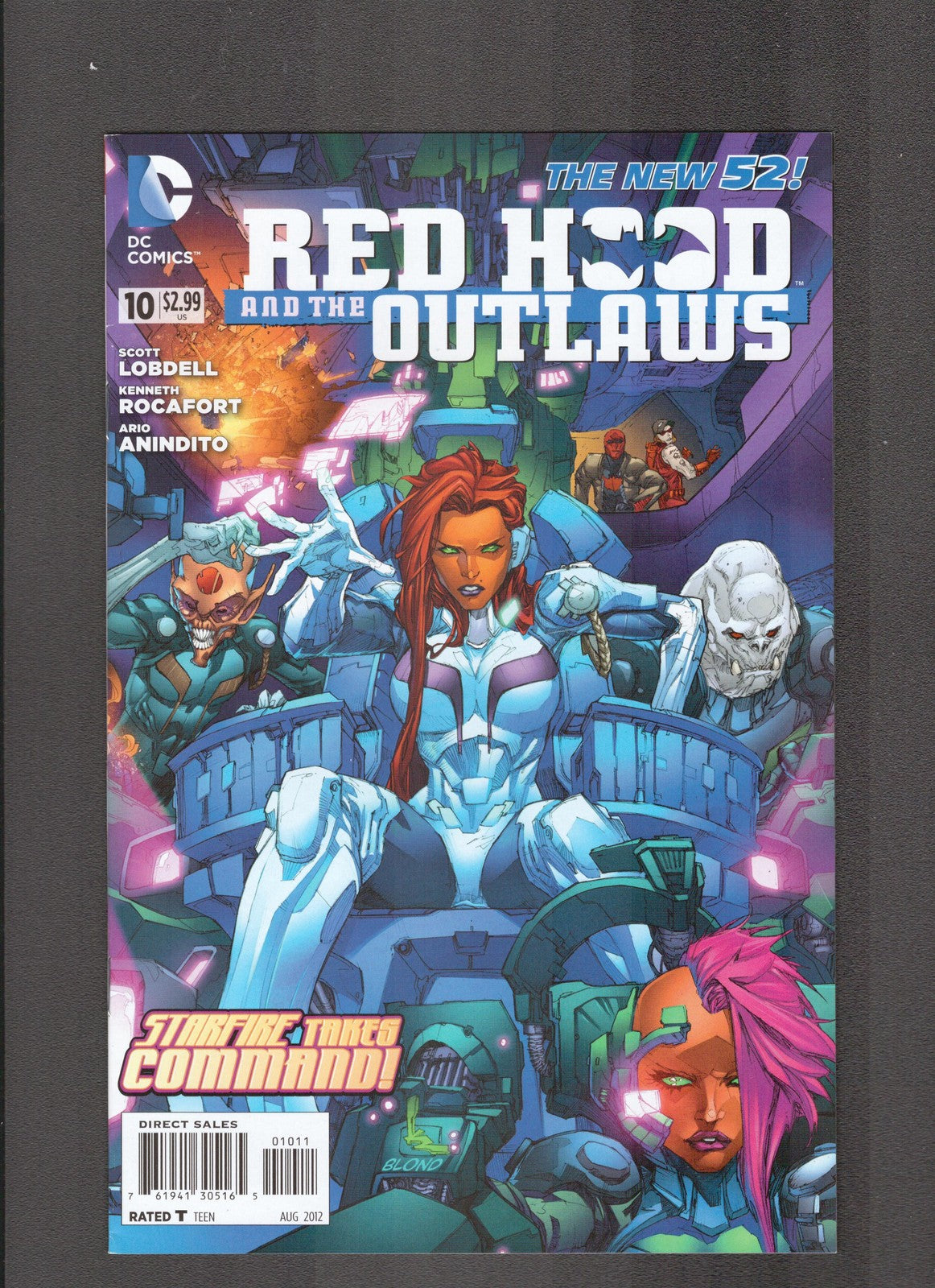 Red Hood and the Outlaws #10 (2012) Blond Cover Art DC Comics