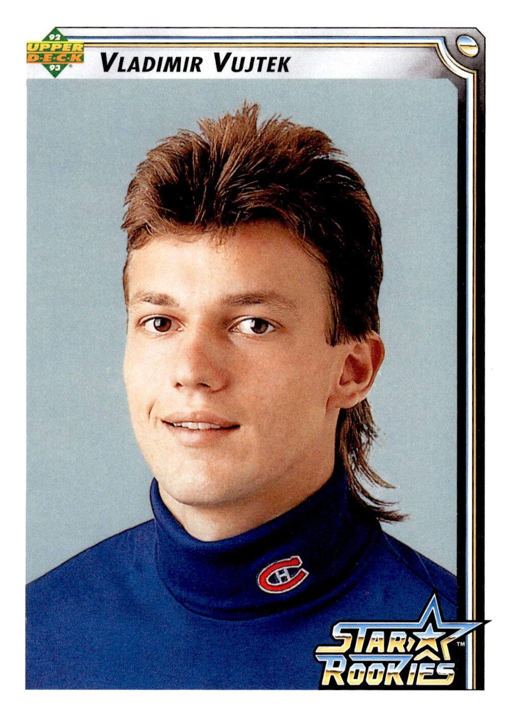 1992-93 Upper Deck #417 Vladimir Vujtek Hockey Montreal Canadiens