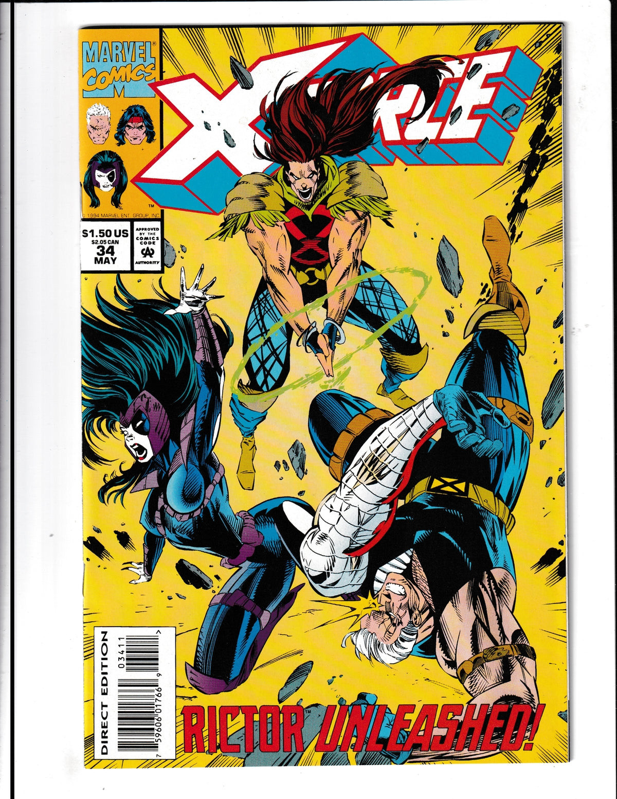 X-Force #34 (1994) w/Trading Cards Marvel Comics