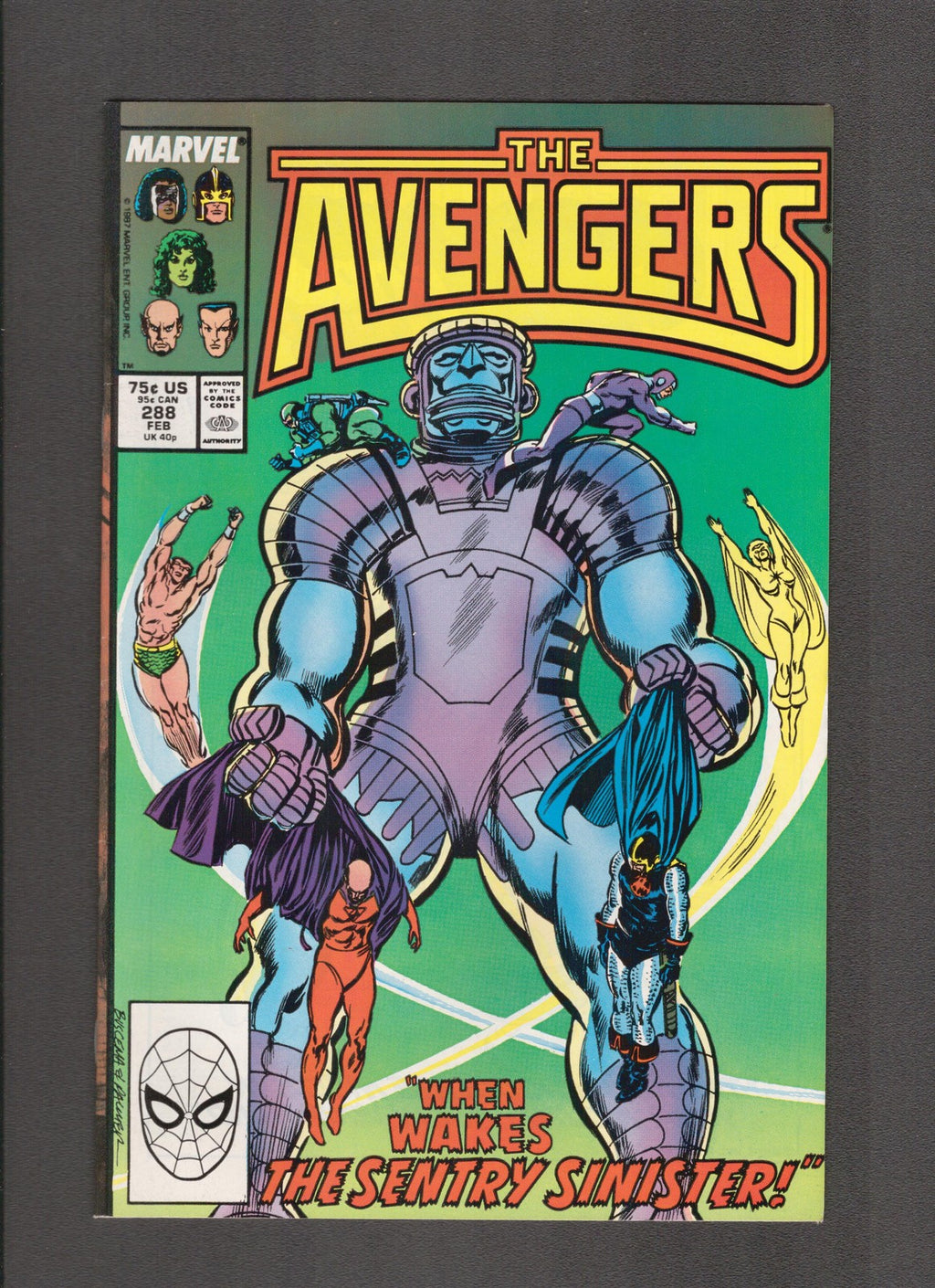Avengers #288 (1988) John Buscema, Tom Palmer Marvel Comics
