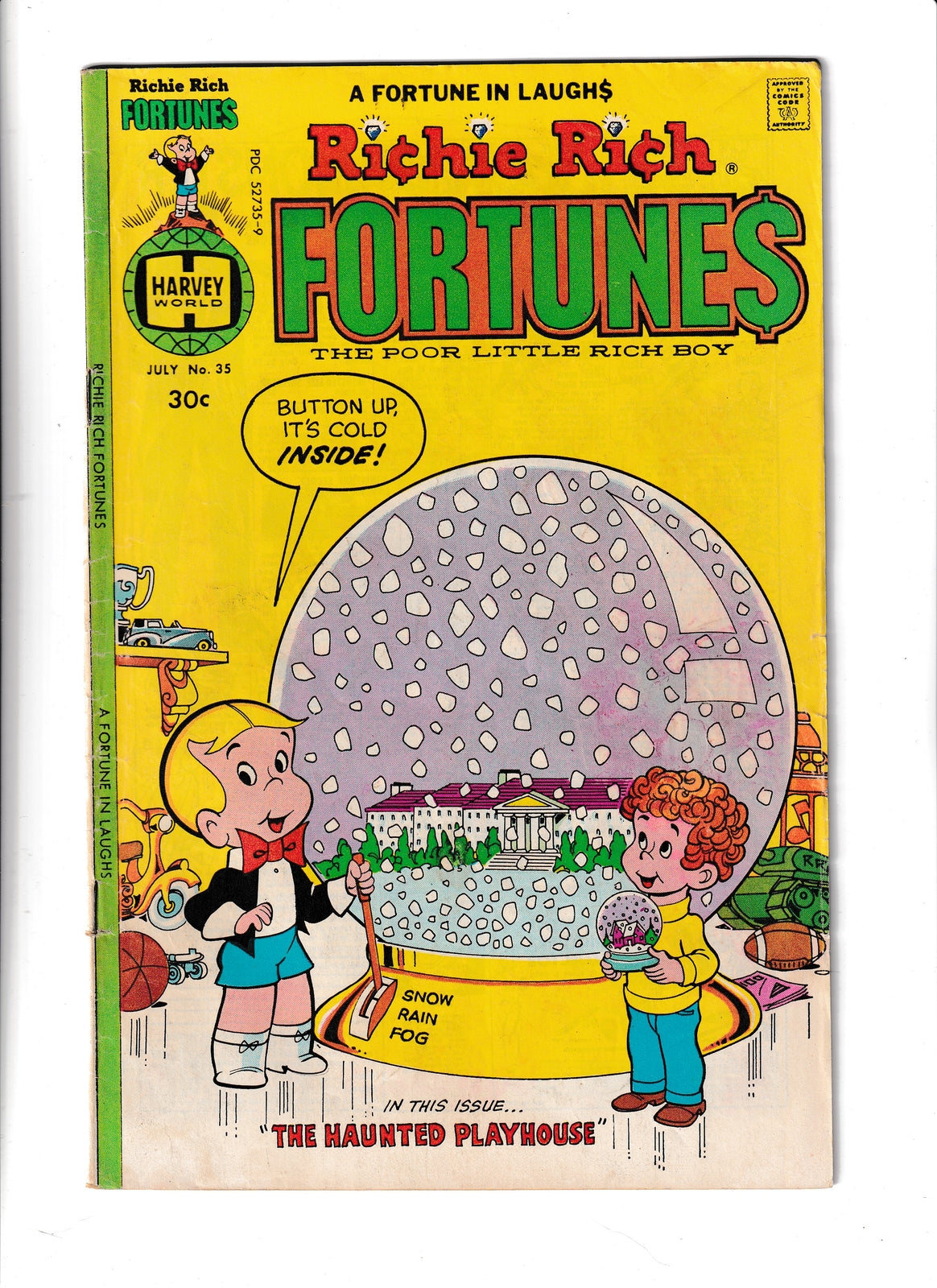 Richie Rich: Fortunes #35 (1977) Harvey Comics