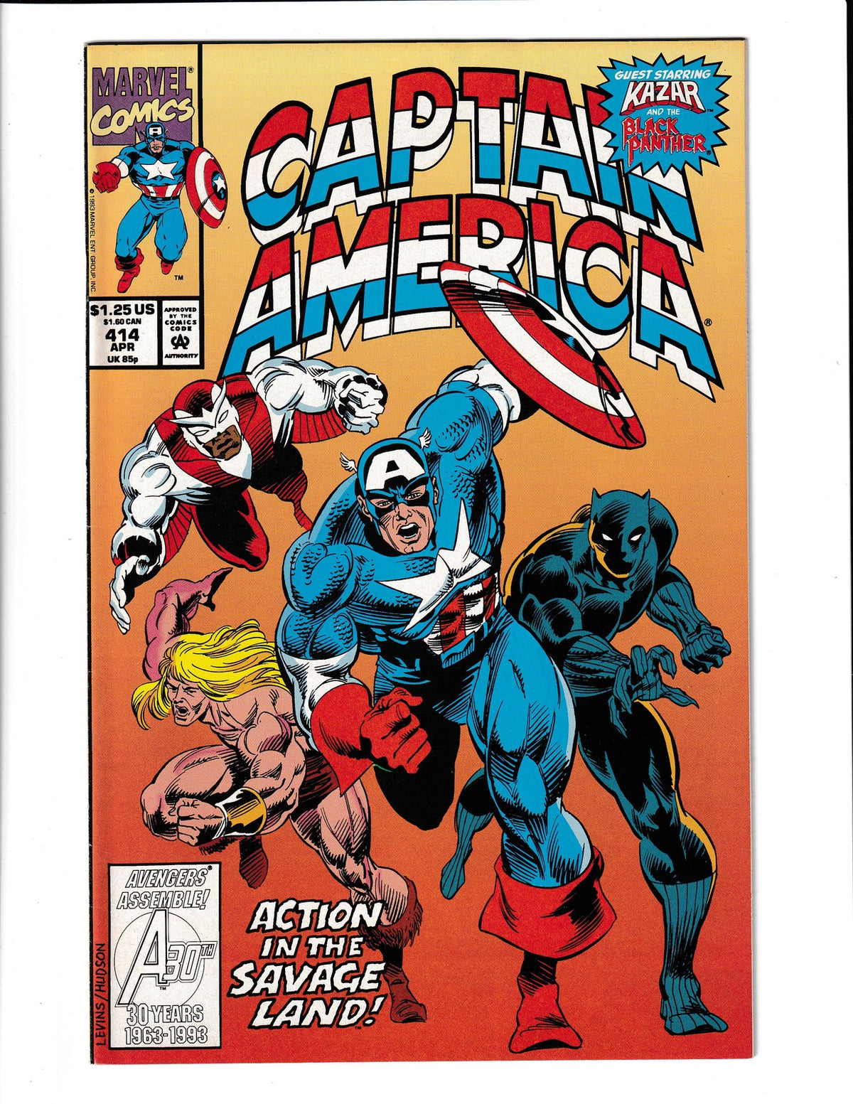 Captain America #414 (1993) Marvel Comics SKU:3286