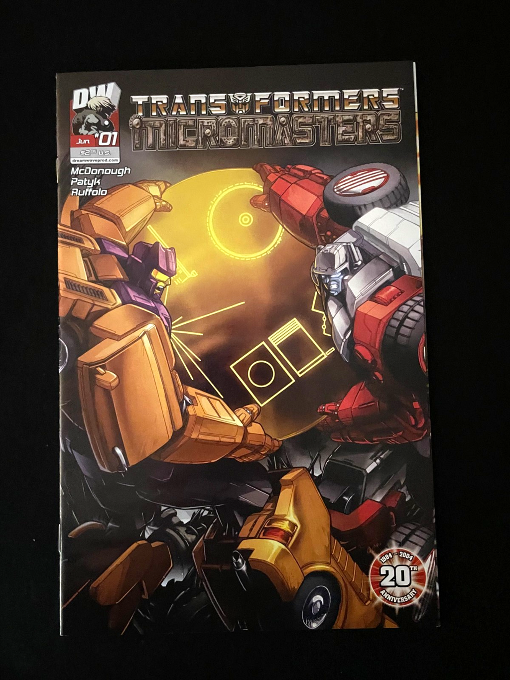 Transformers/Micromasters - Two Set of 4 both A & B covers #1-4 (2004) Dreamwave
