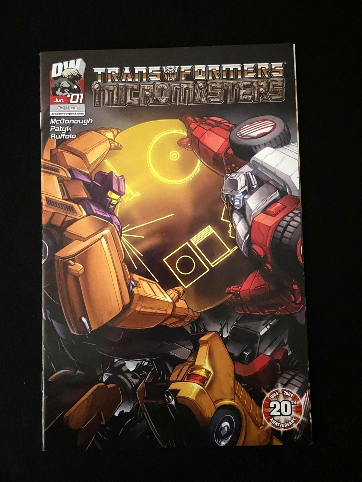 Transformers/Micromasters - Two Set of 4 both A & B covers #1-4 (2004) Dreamwave